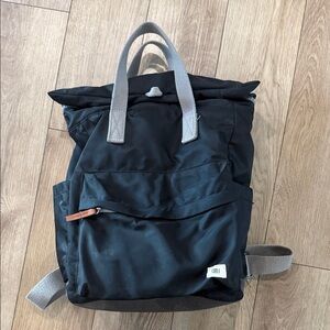 ORI CANFIELD ROLL TOP BACKPACK IN BLACK - medium